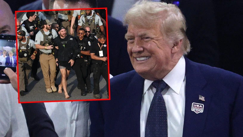 Burza po urodzinach Trumpa. Gwiazdor UFC został wyprowadzony przez policję