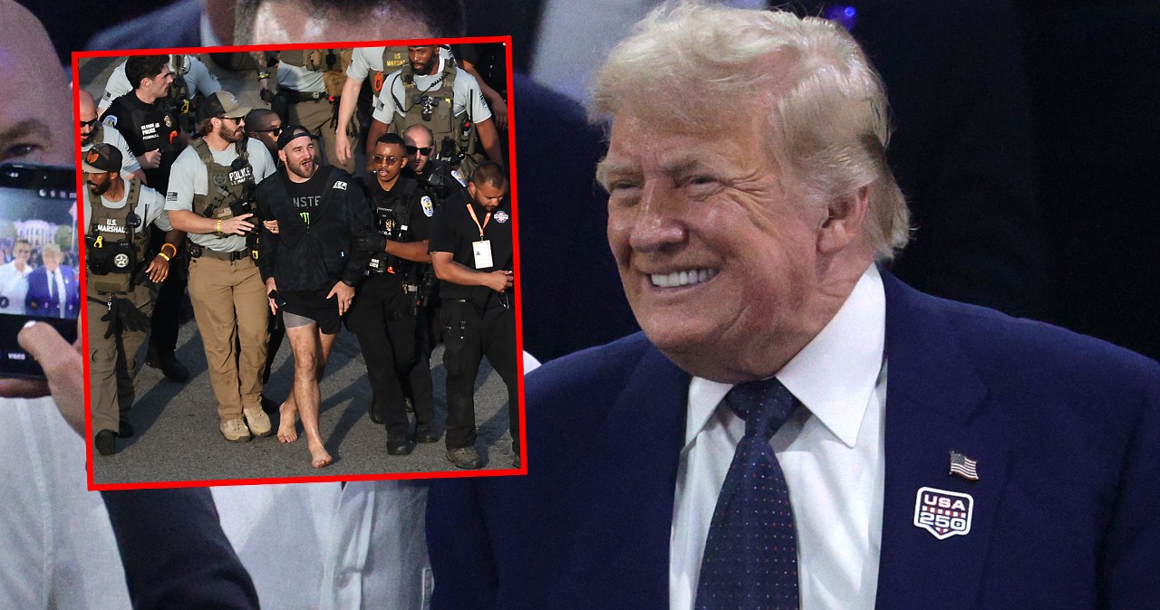 Burza po urodzinach Trumpa. Gwiazdor UFC został wyprowadzony przez policję