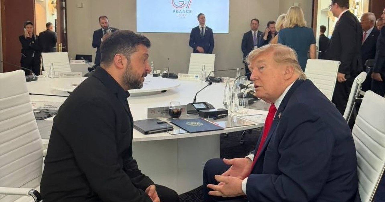 Wojna na Ukrainie. Donald Trump wydał oświadczenie na szczycie G7 we Francji. „Po prostu szaleństwo” Wojna na Ukrainie. Donald Trump wydał oświadczenie na szczycie G7 we Francji. „Po prostu szaleństwo”
