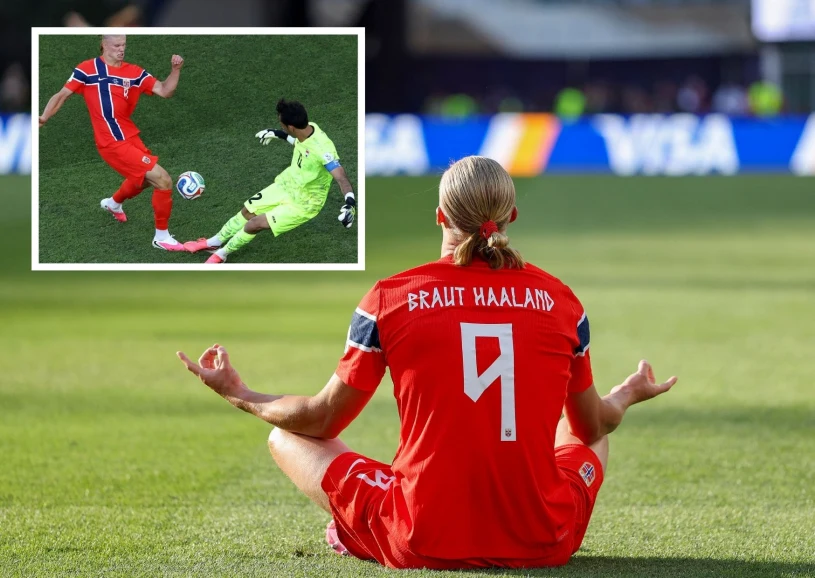 Koszmarny błąd Irakijczyka. Haaland nie miał litości. Absurd na mundialu