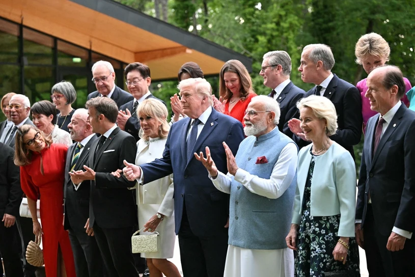 G7 w Évian, wspólny front wobec Rosji i niepewna przyszłość Ukrainy