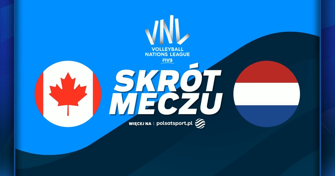 Siatkarki Kanady pokonują Holandię. Pewny triumf w Lidze Narodów [WIDEO]