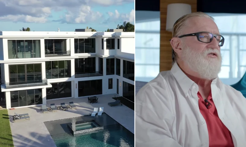 Gabe Newell kupił dom za 71 mln dolarów. Zobacz, jak żyje twórca Steama