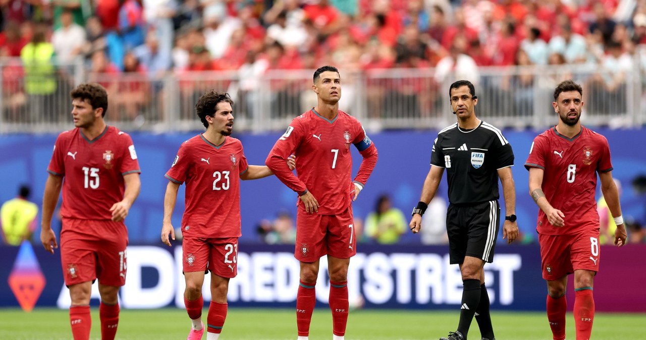 Sceny w meczu Portugalii. "Kopciuszek" świętuje. Nie pomógł choćby Ronaldo