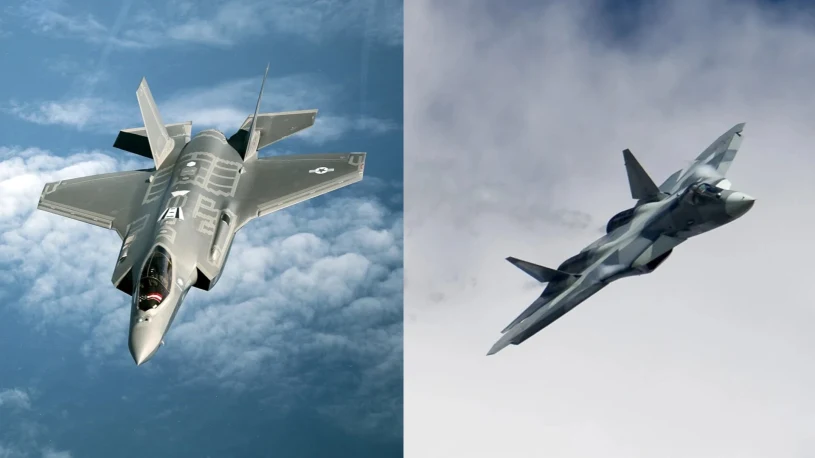 Rosyjskie Su-57 kontra polskie F-35. Starcie supermyśliwców