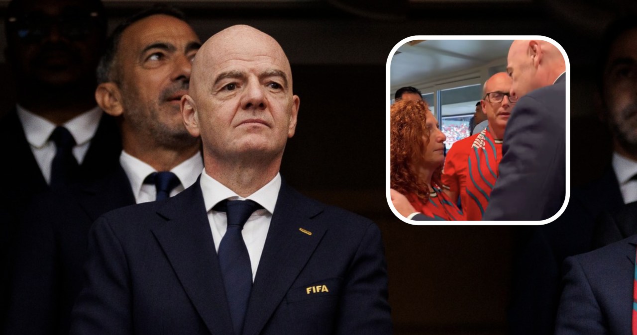Gianni Infantino spotkał się z nimi na mundialu. Nagranie obiegło sieć