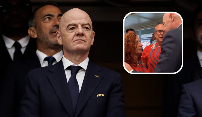 Gianni Infantino spotkał się z nimi na mundialu. Nagranie obiegło sieć