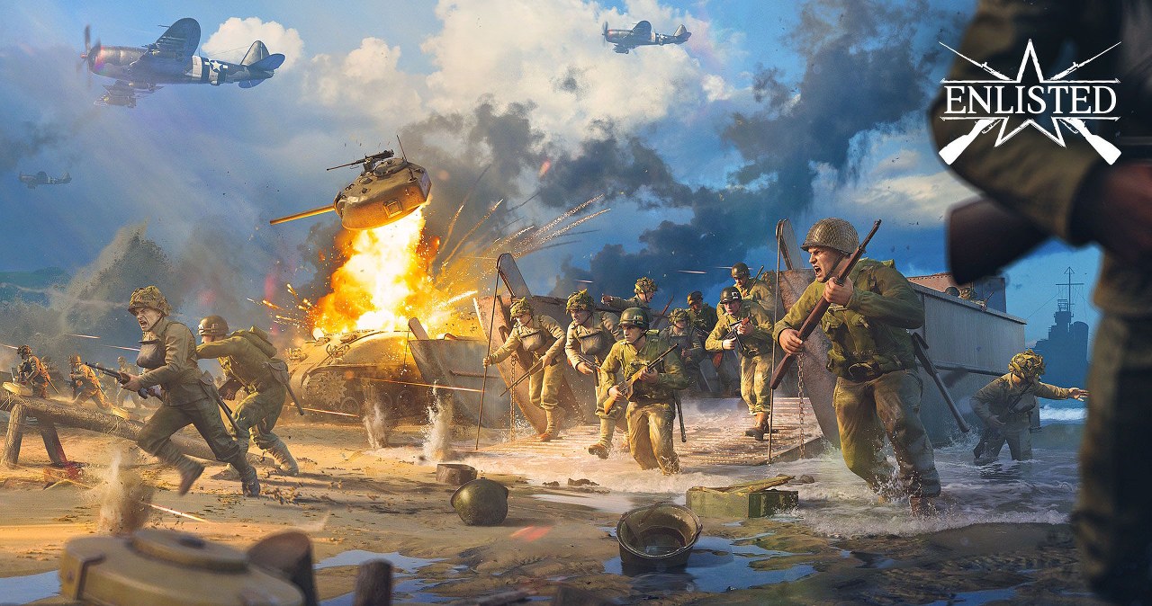 Enlisted szturmuje plażę Omaha i znacznie poprawia oprawę wizualną