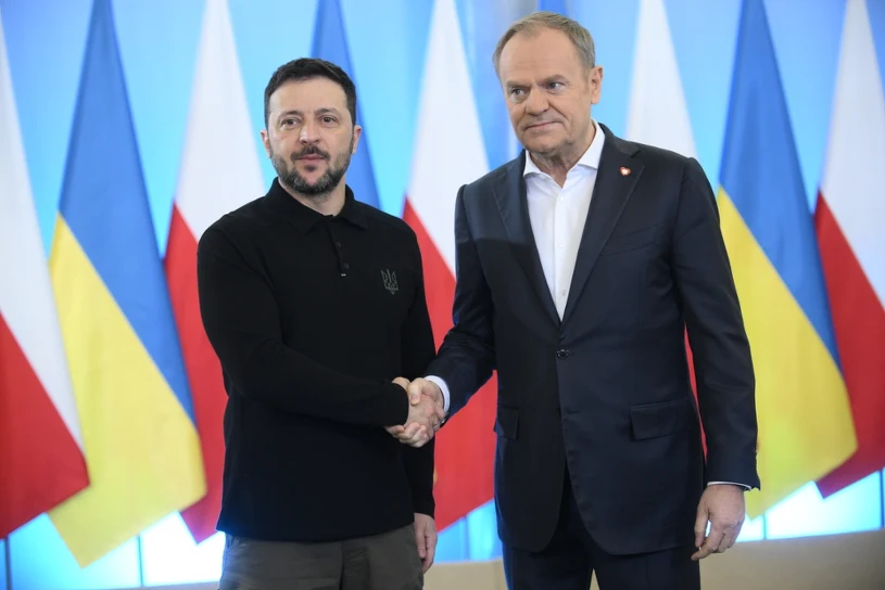 Spotkanie Tuska z Zełenskim w Brukseli. "Miało szczególne znaczenie"
