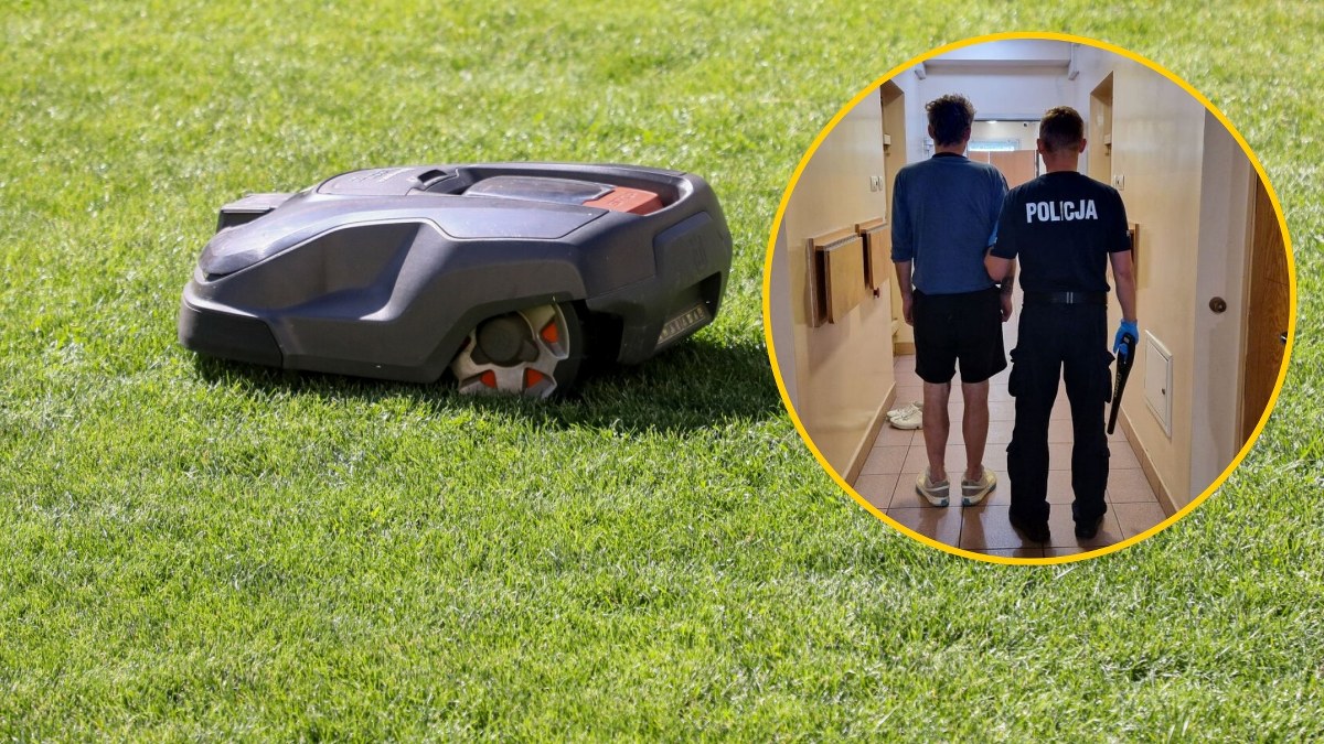 ​Obcokrajowiec próbował się włamać. Przestraszył go robot koszący