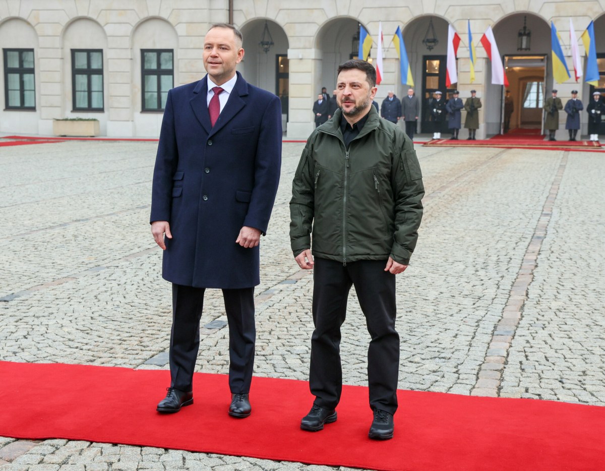 Nawrocki odebrał Zełenskiemu Order Orła Białego