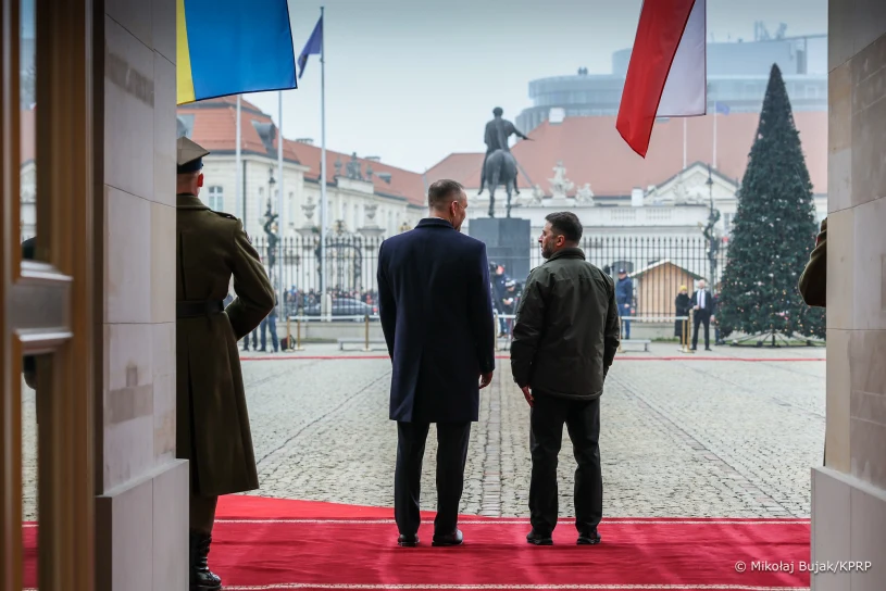 "Koszty większe od korzyści". Ekspertka o konflikcie Nawrocki-Zełenski