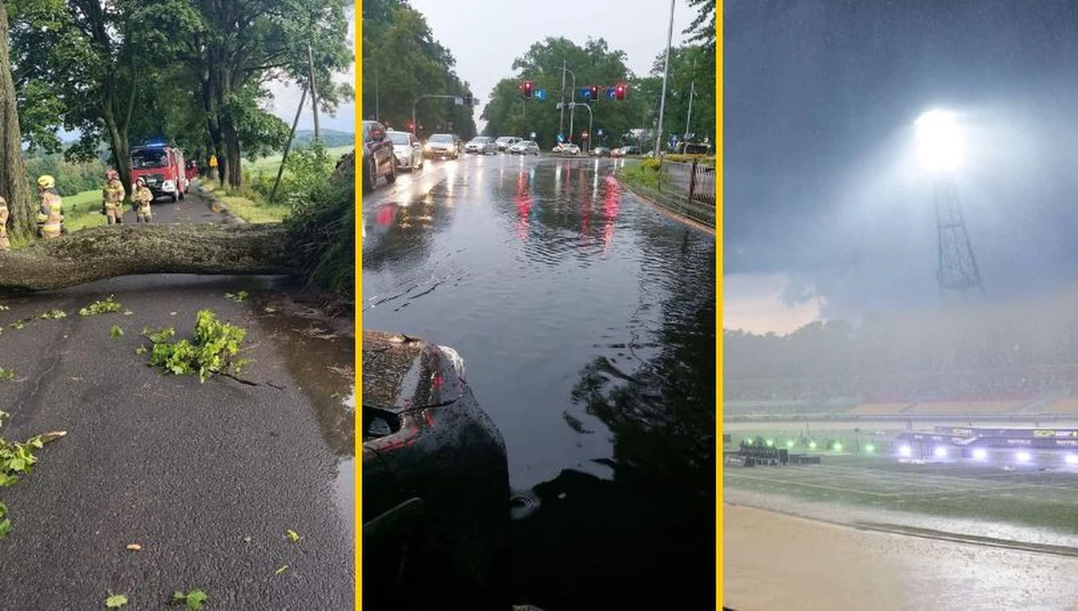 Ostrzeżenia I i II stopnia przed upałem i burzami wydał Instytut Meteorologii i Gospodarki Wodnej. II stopień alertu przed nawałnicami obowiązuje w 15 województwach, z kolei wyższy stopień ostrzeżenia przed upałem obowiązuje od zachodniej po centralną część Polski. Niebezpieczna pogoda od kilkunastu godzin daje się we znaki. Pokłosiem burz było prawie 900 interwencji strażaków w całym kraju. Prawie połowa z nich dotyczyła Dolnego Śląska.