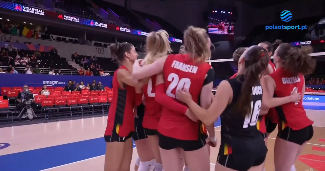 Pięciosetowy bój w Lidze Narodów. Belgijki wyrwały zwycięstwo [WIDEO]