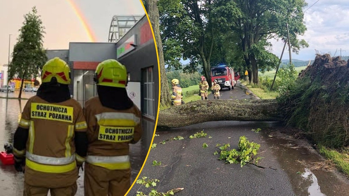 Burzowy weekend w Polsce. Strażacy podali statystyki