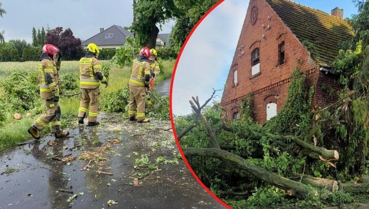 Bilans po nawałnicach - 1600 interwencji strażaków. Gdzie przejdą kolejne burze?