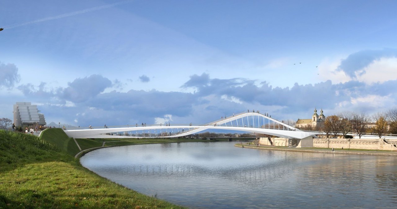 Warszawa już ma. W Krakowie też będzie kładka pieszo-rowerowa
