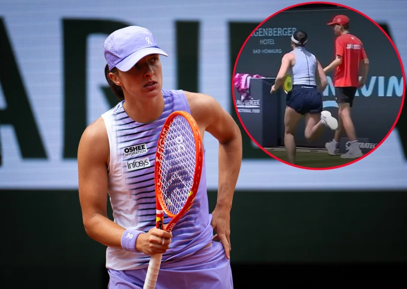 Ball Boy Faints at Bad Homburg, Eva Lys Assists Before Świątek's First Match