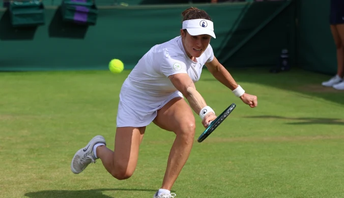 No i jest pierwszy triumf Polki w Wimbledonie. 19 minut i było po secie
