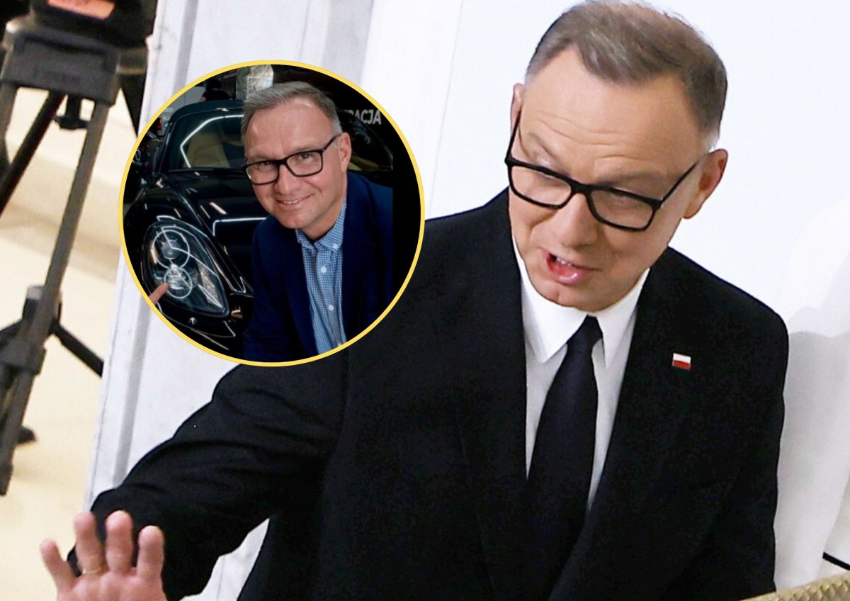 Andrzej Duda odwiedził warsztat w Krakowie swoim nowym Porsche Boxster 981