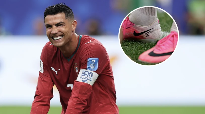 Ronaldo strzelił pierwsze gole na mundialu – na butach ukryte wyjątkowe napisy