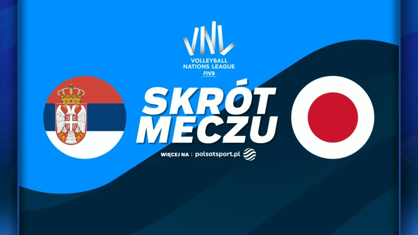 Japonia pokonała Serbię 3:1 — pięć zwycięstw z rzędu w Lidze Narodów siatkarzy