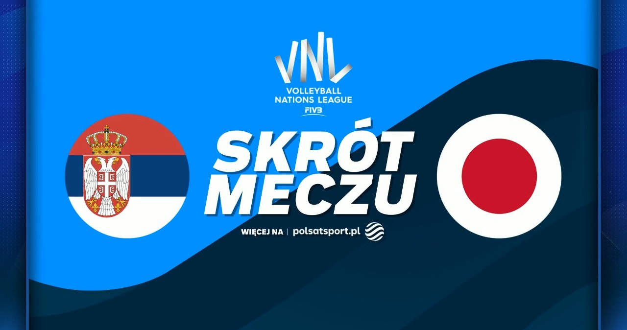 Japonia pokonała Serbię 3:1. Piąte zwycięstwo w Lidze Narodów faktem [WIDEO]