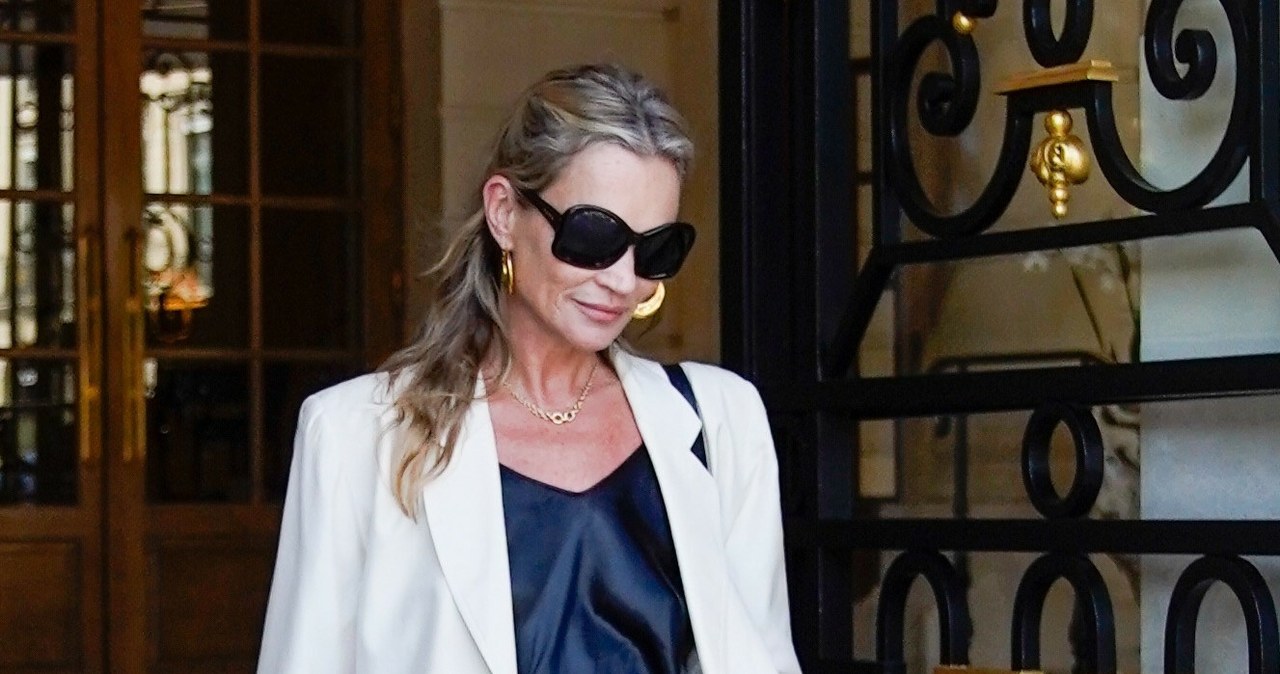 Kate Moss udowadnia, iż styl nie zna wieku. Jej paryska stylizacja robi furorę