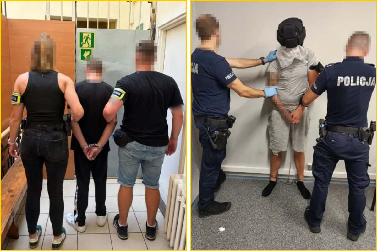W centrum Krakowa dwaj mężczyźni biegali z niebezpiecznymi przedmiotami i grozili ochronie galerii handlowej. Obaj zostali już zatrzymani.