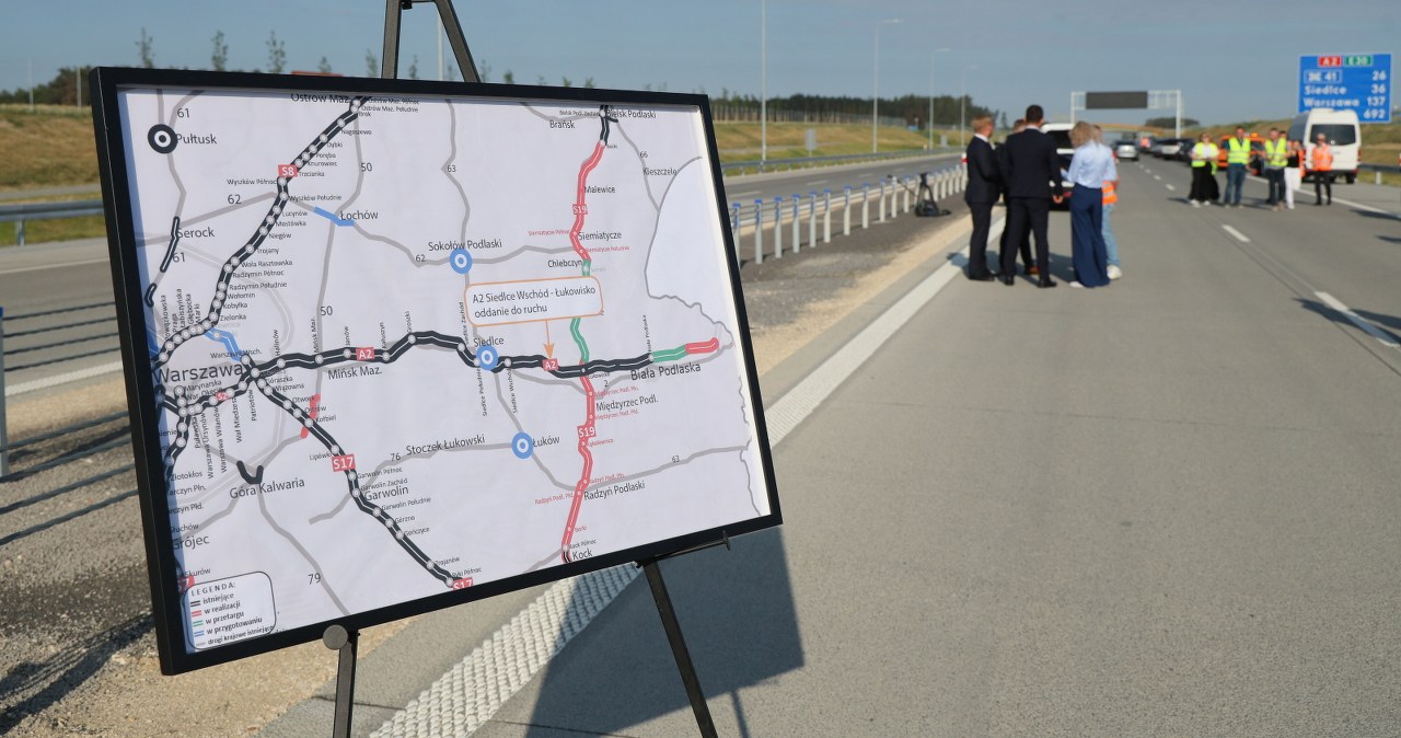 Biała Podlaska połączona z Warszawą autostradą A2. Samochody już jadą