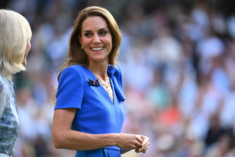 Kreacje księżnej nie wyjdą z mody. Kate zachwyca na Wimbledonie
