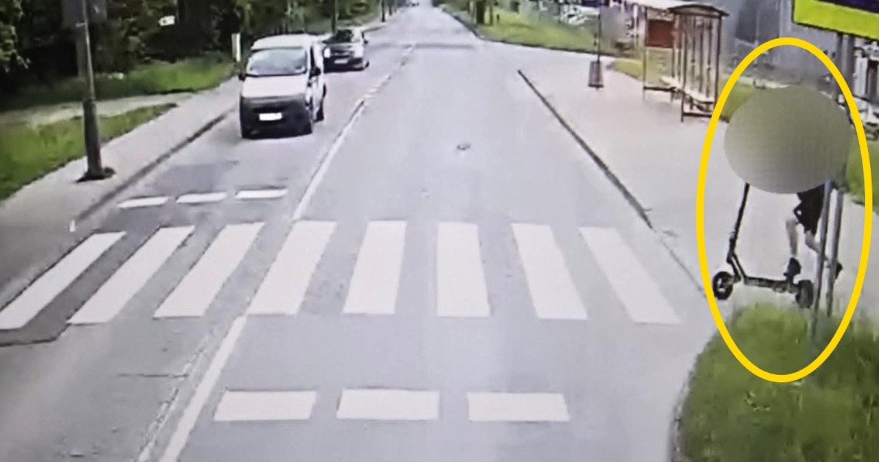 11-latek wjechał wprost pod autobus. Policja pokazała wstrząsające nagranie