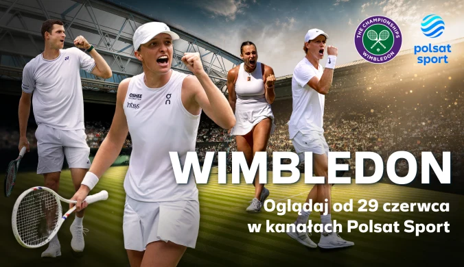 Wimbledon z Igą Świątek i Mają Chwalińską w kanałach Polsat Sport