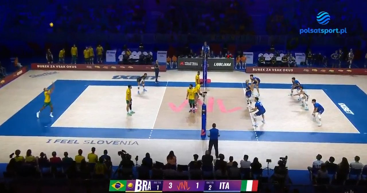 Liga Narodów. Włochy - Brazylia. Skrót meczu. WIDEO