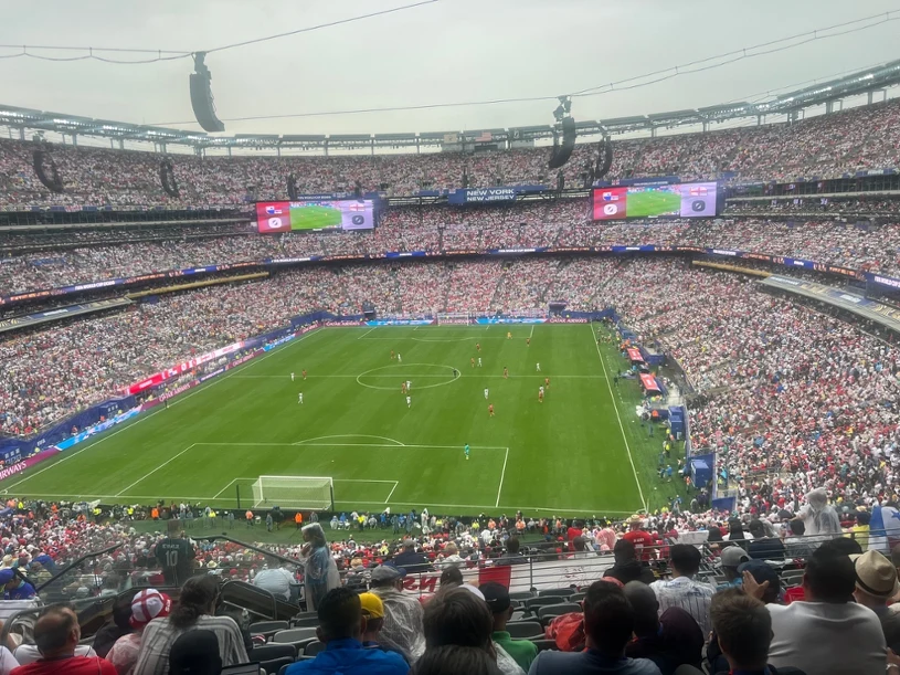 MetLife Stadium flooded during World Cup match — heavy rain exposes venue's flaws