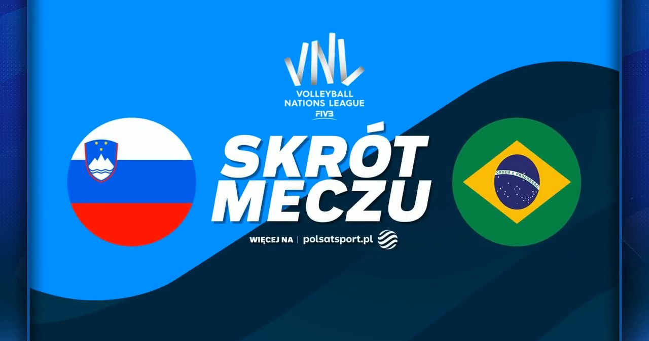 Liga Narodów. Słowenia rozbiła Brazylię [WIDEO]