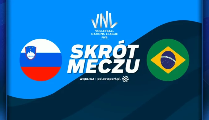 Liga Narodów. Słowenia rozbiła Brazylię [WIDEO]