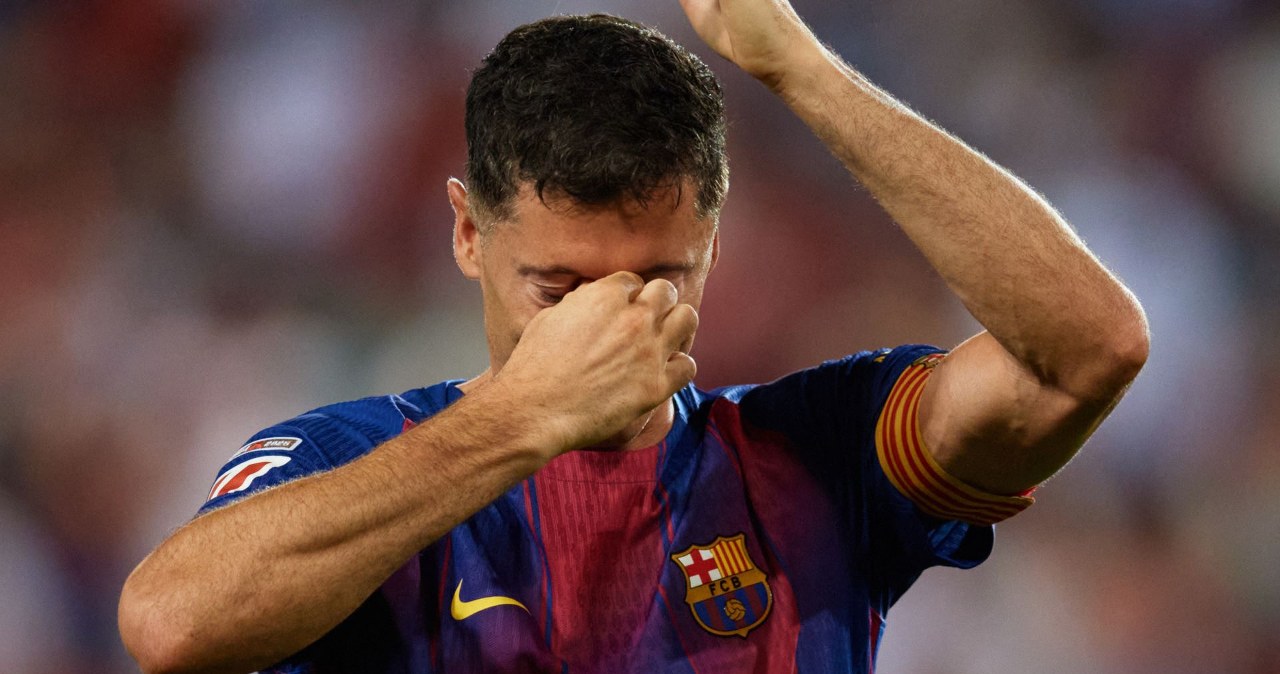 Barcelona osierocona przez Lewego. Takiej sytuacji ne było od ponad 30 lat