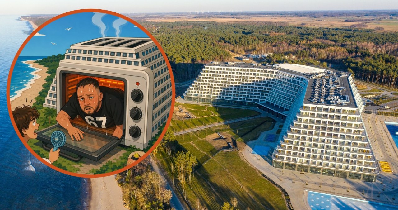 Książulo ucieka z Pobierowa. Żółta woda i 32 stopnie w pokoju