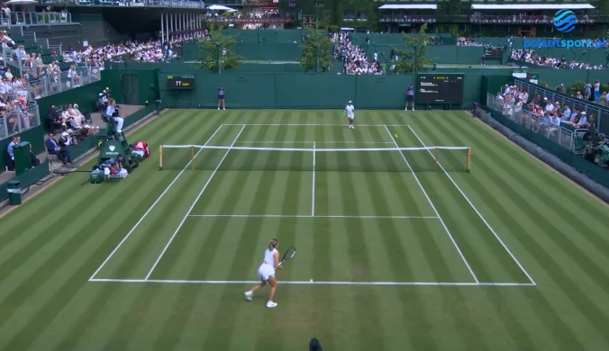 Kontuzja Chwalińskiej zaważyła na wyniku meczu na Wimbledonie [WIDEO]