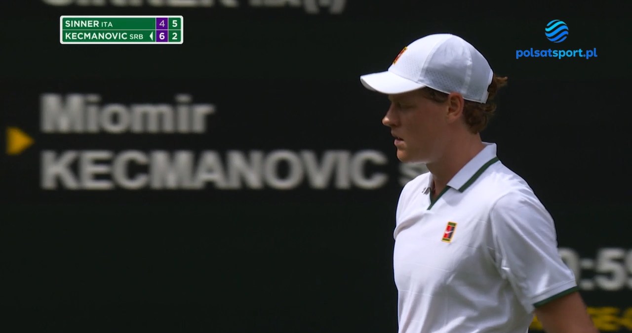 Sinner odwrócił losy meczu i melduje się w 2. rundzie Wimbledonu [WIDEO]