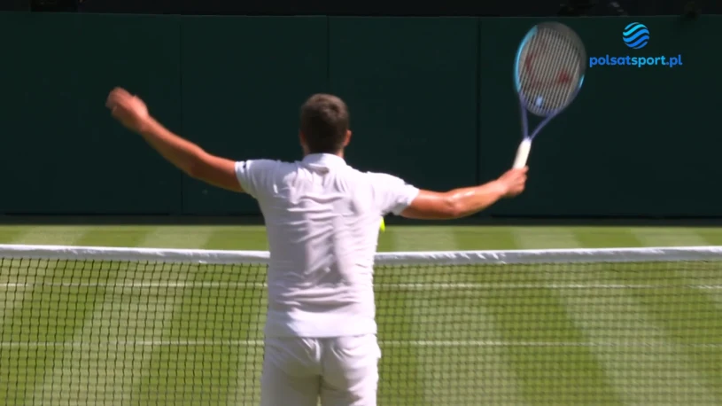 "Niewiarygodne" - takie słowo padło po akcji w meczu Wimbledonu [WIDEO]