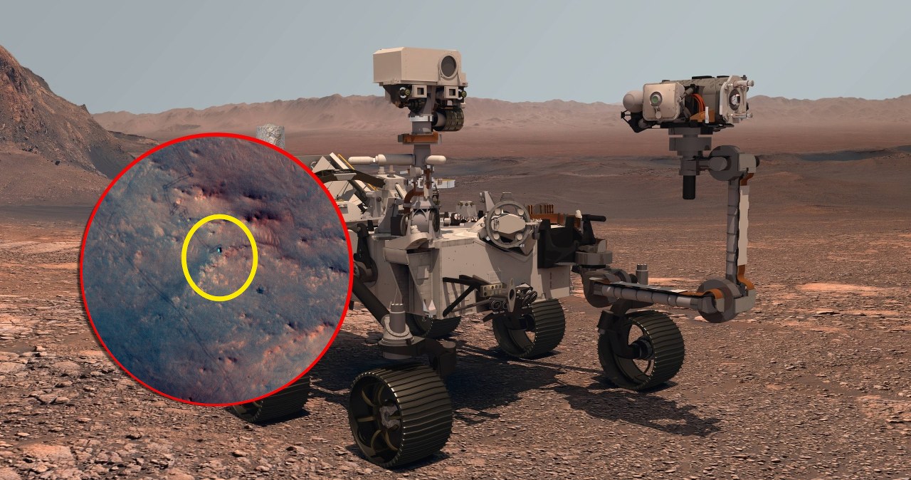 Perseverance uchwycony z orbity Marsa. NASA: To był najważniejszy moment