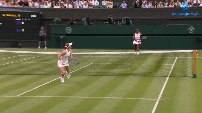 Serena Williams żegnana owacją na Wimbledonie. Rywalka była lepsza [WIDEO]