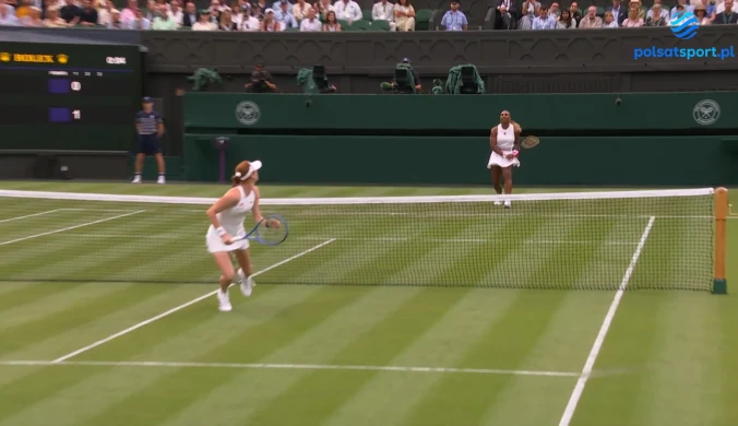 Serena Williams żegnana owacją na Wimbledonie. Rywalka była lepsza [WIDEO]