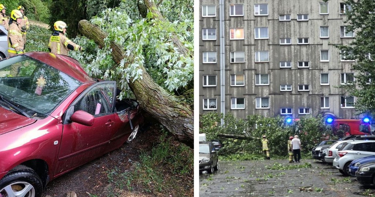 Groźna pogoda w Polsce. Burze i grad, są pierwsze szkody Groźna pogoda w Polsce. Burze i grad, są pierwsze szkody