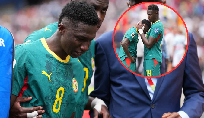Poruszające sceny na mundialu. To on sprokurował karnego. Zalał się łzami