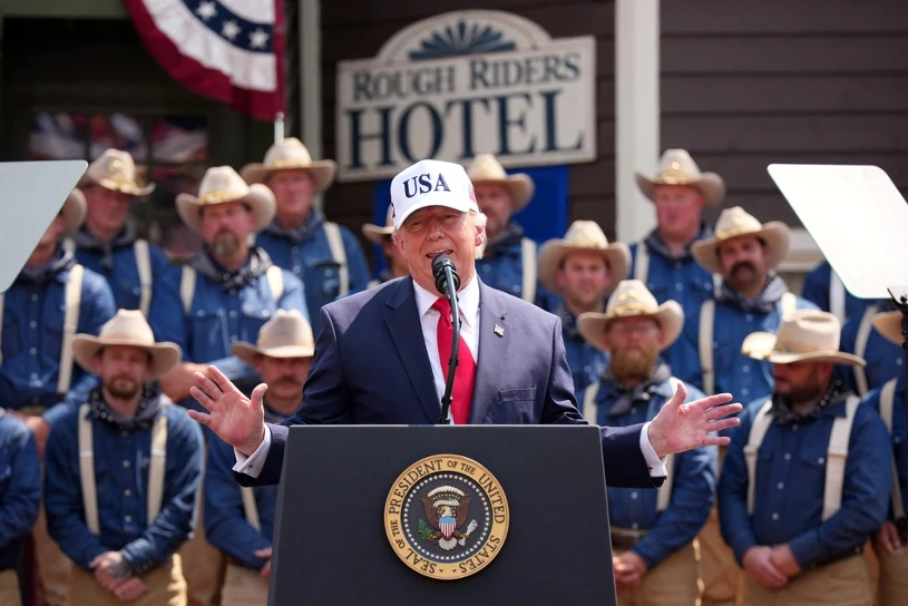 Kuba i Kanał Panamski. O czym Trump rozmawiał z hologramem AI Roosevelta
