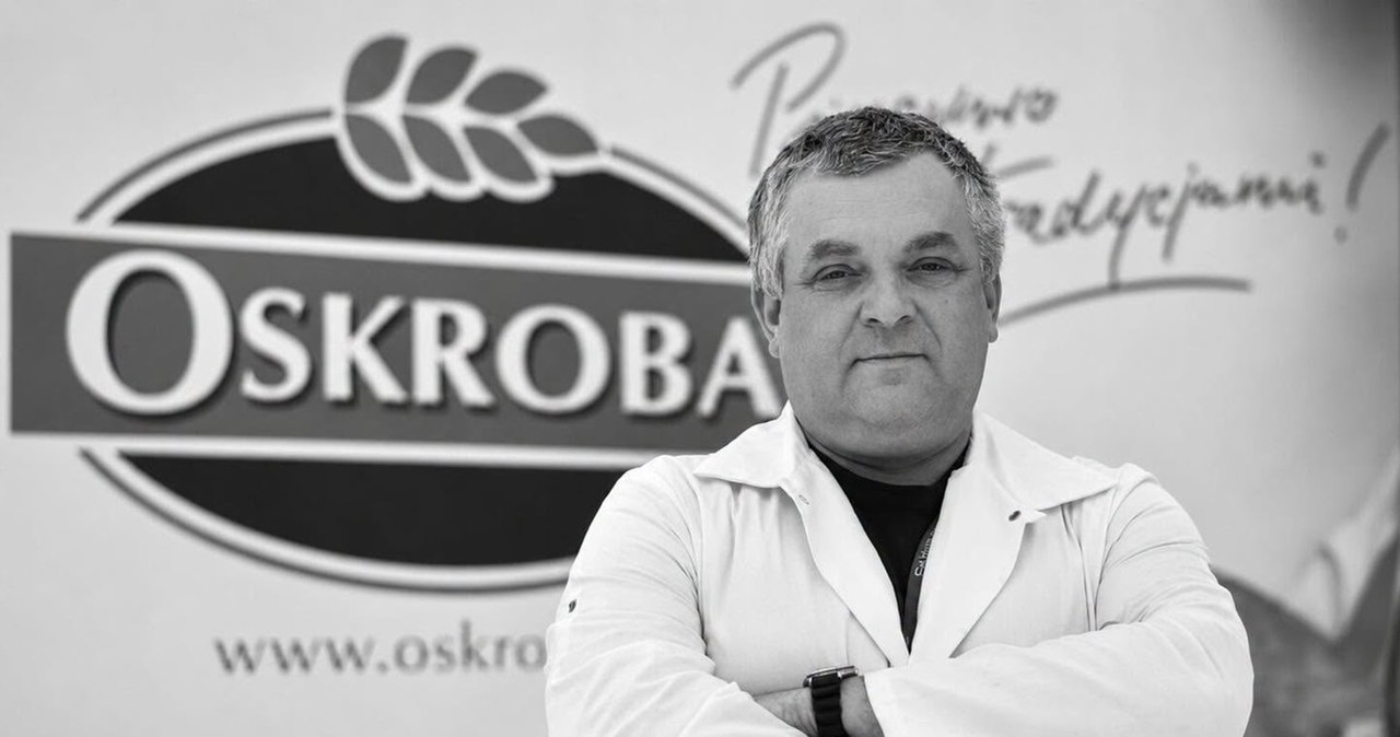 Nie żyje założyciel znanej sieci piekarni. Dariusz Oskroba miał 64 lata