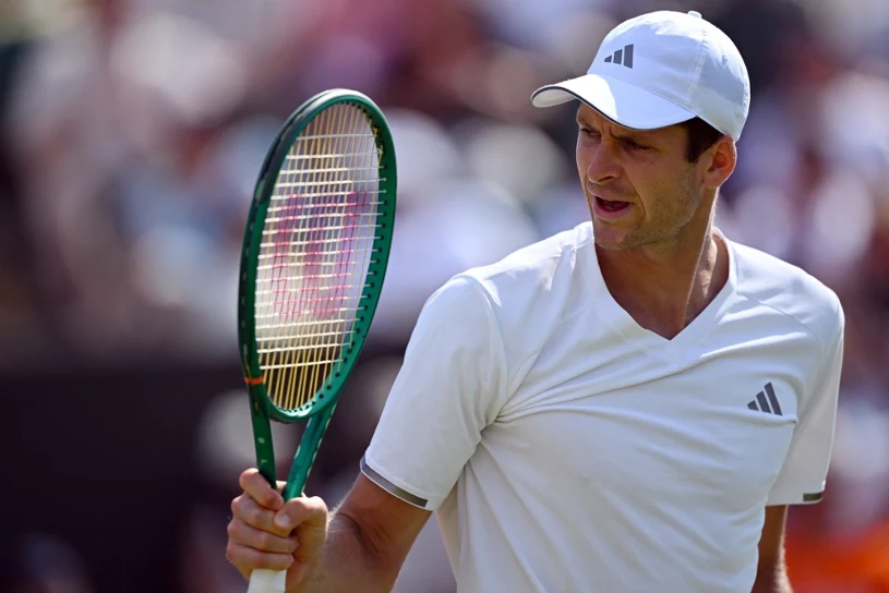 Hubert Hurkacz - Jan-Lennard Struff w czwartej rundzie Wimbledonu. Relacja na żywo
